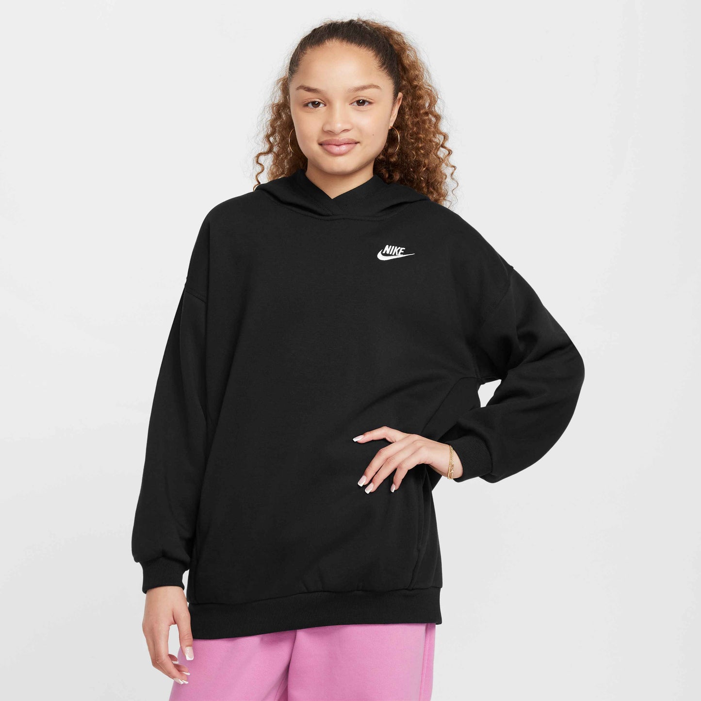 Big Kids Oversized Pullover Fleece Hoodie