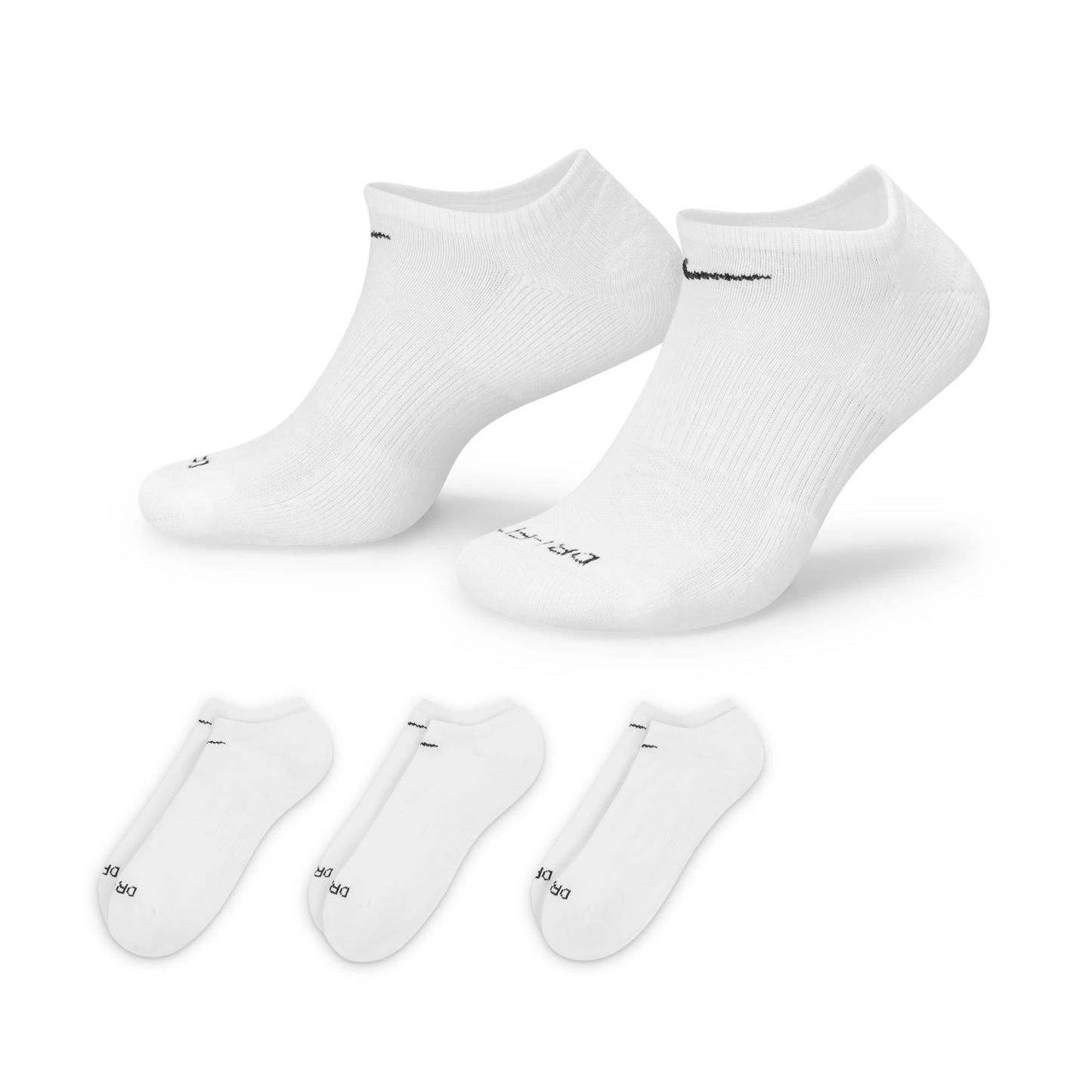 Nike Everyday Plus No-Show Socks (3 Pairs)
